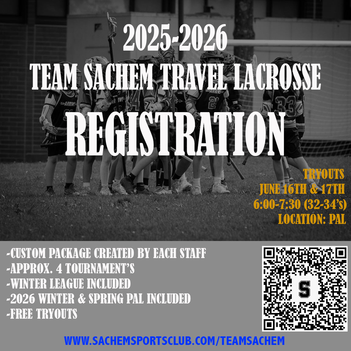 Team Sachem Boys Lacrosse Tryouts 2025/2026